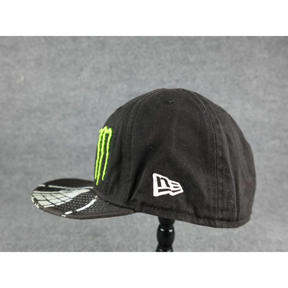 New‎ Era 59FIFTY Fitted Hat Black Monster Energy Grenade Logo Size 7 3/8